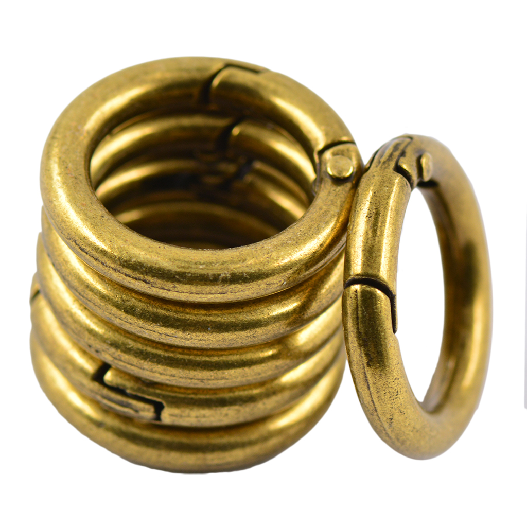 6PCS Spring Clip Round Carabiner 1