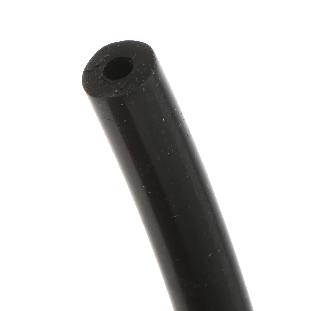 MagiDeal Silicone 5mm High Temperature Vacuum Hose Tube Black 3 Meters Long