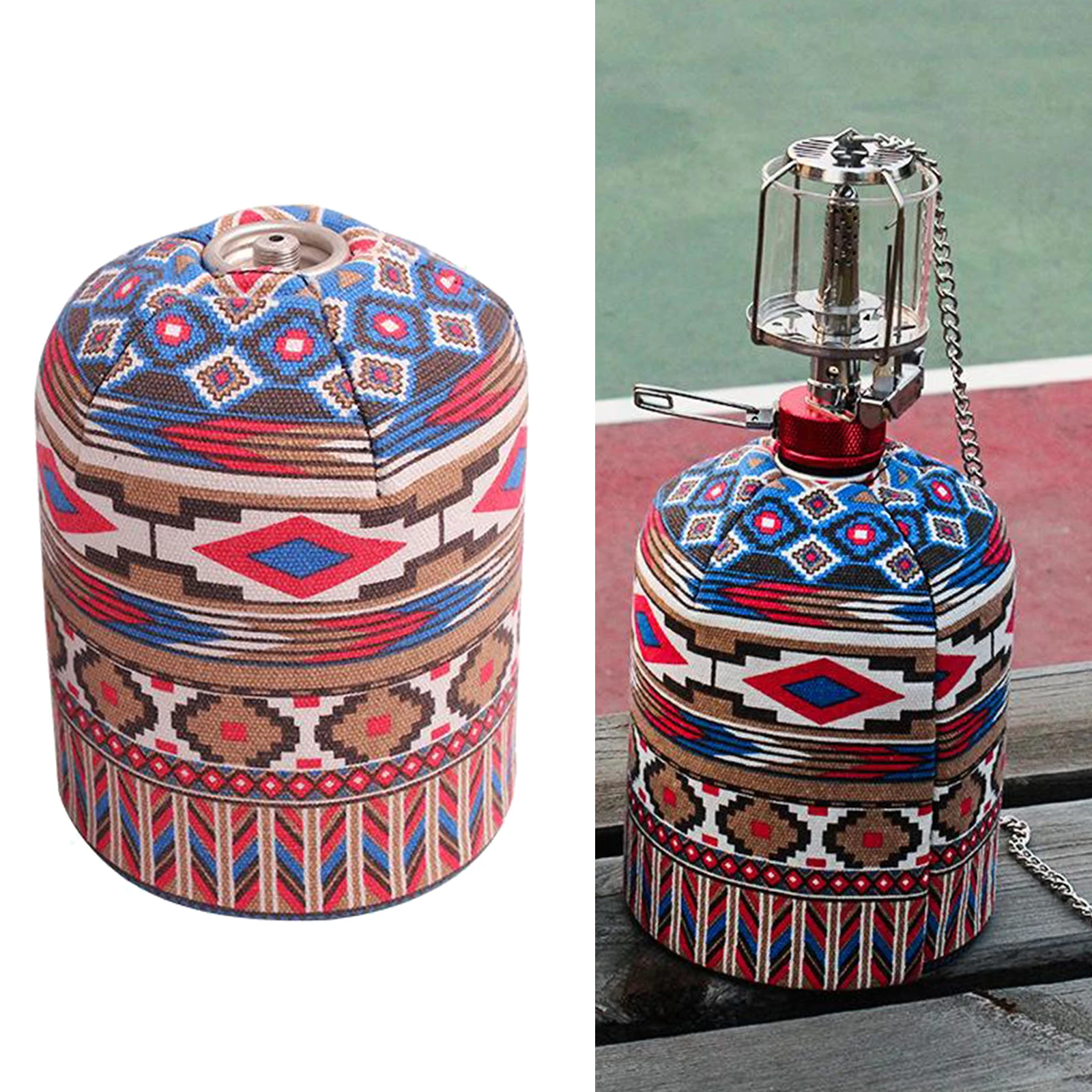 11x15.5cm Gas Cylinder Cover Camping Tent Outdoor Picnic Fuel Canister Bottle Shoockproof Protection Outer Wrap Protector