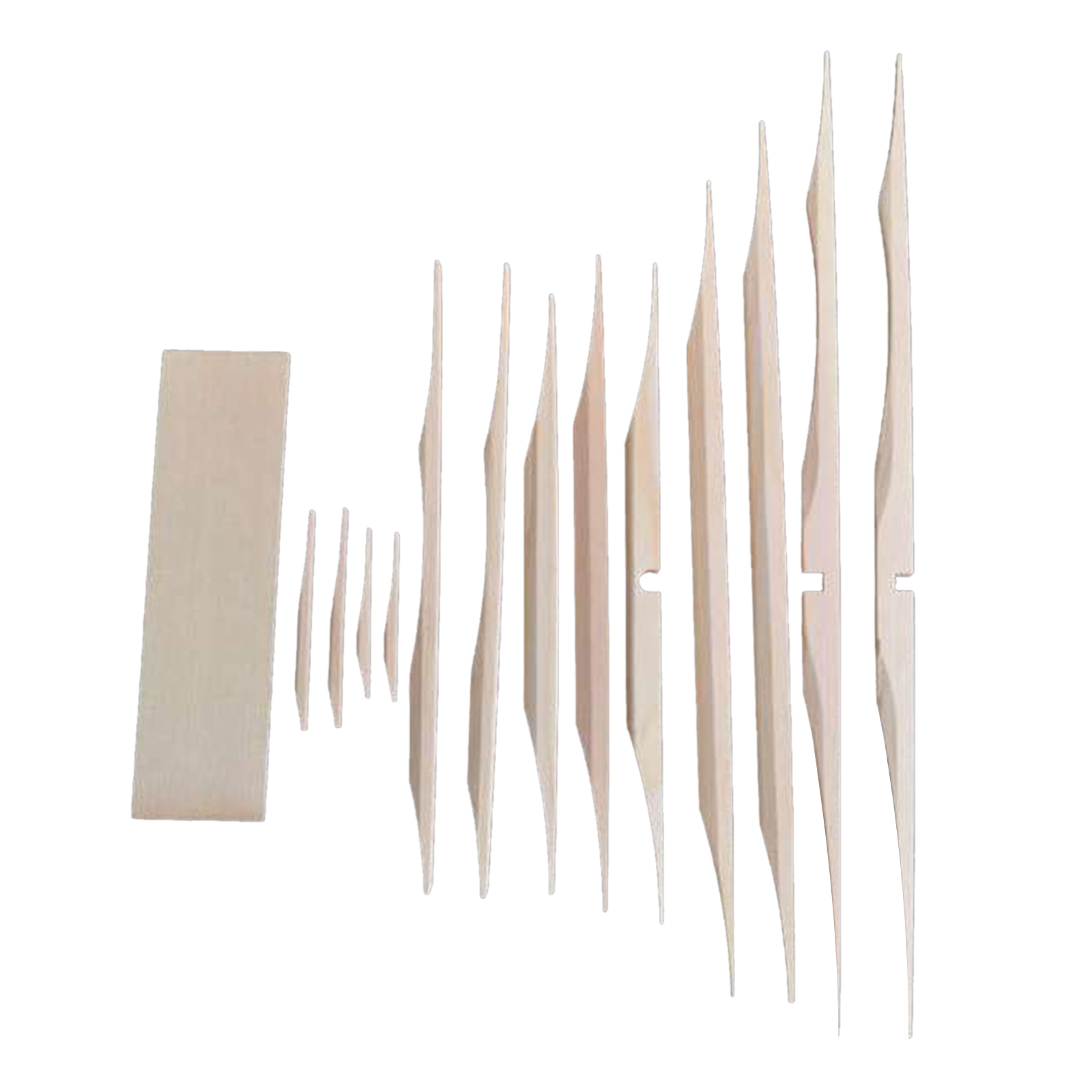 Spruce Brace Wood Kit for Acoustic Guitar Luthier Tool Material