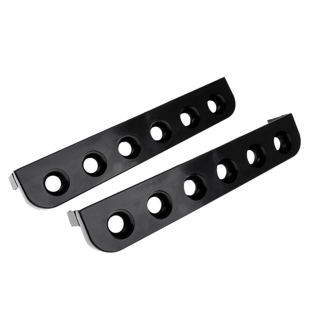 Standard 6 Black Wall Shelf for Billiard Cues for Snooker, Billiard,