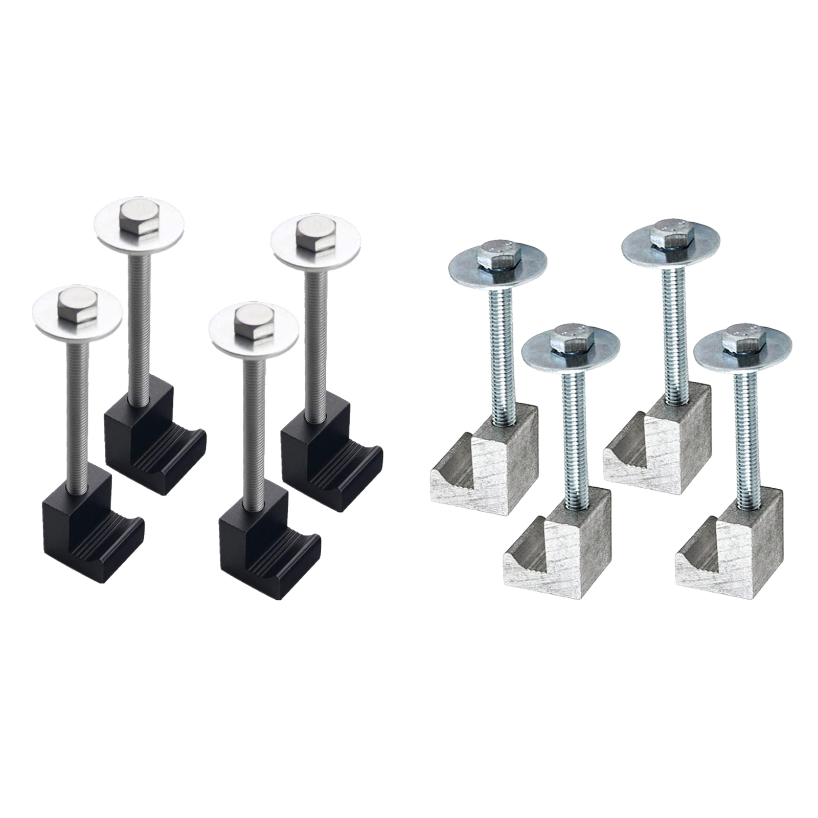 Universal Car Accessories Mounting Clamps for Pickup Truck Toolbox Tie Downs Aluminum J Hook Crossover