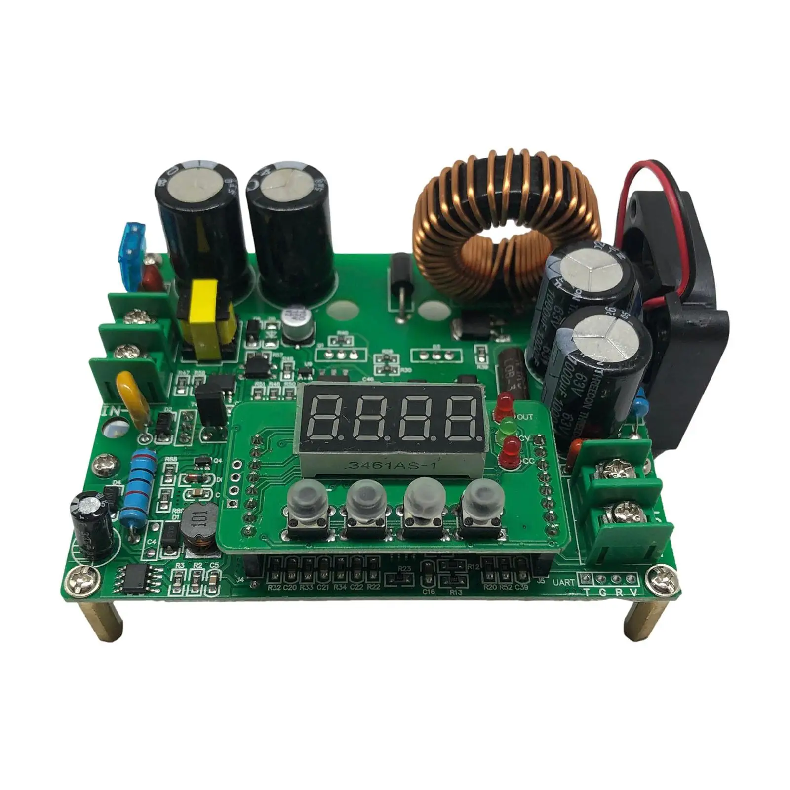 DC to DC Adjustable 12A LCD Voltage Regulator Power Supply Module 10V-75V to 0-60V 720W Numerical Control Volt Reducer Board