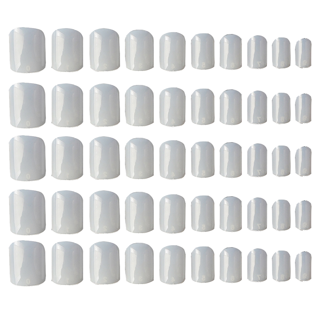 500 Pcs Pro False Nail Tips Polish Rack Nail Art Practice Nontoxic Odourless