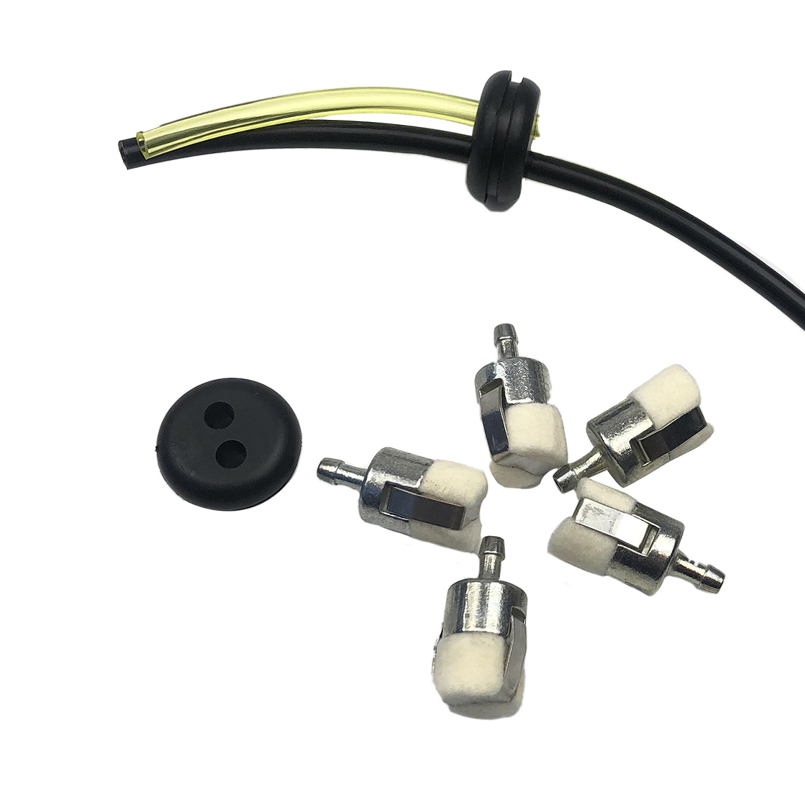 Replacement 506742601 Fuel Pipe Filters & Grommet for Husqvarna Redmax EBZ8001 EBZ7001 350BT Blowers Fuel Line Filter