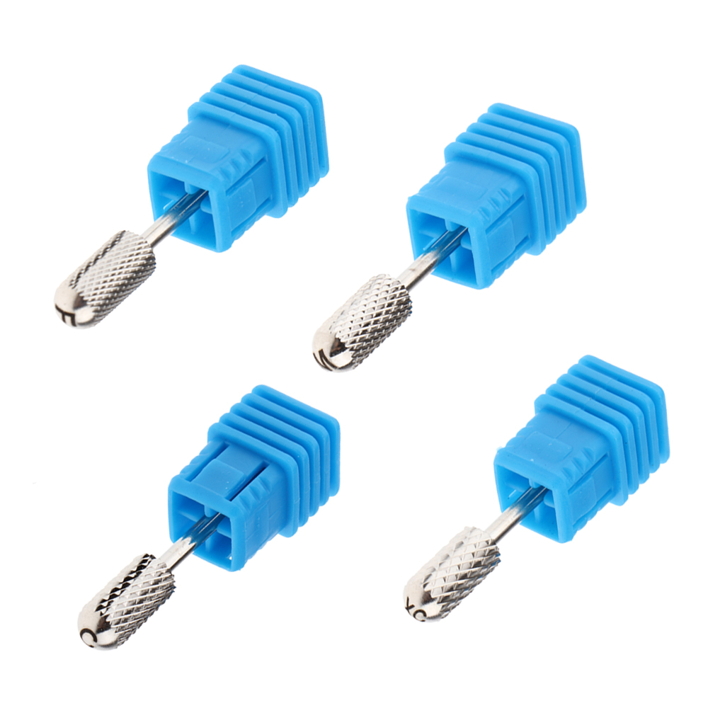 Girls Boys Cuticle Clean Nail Drill Bits Set False Nail Remove Drill Bit Kit