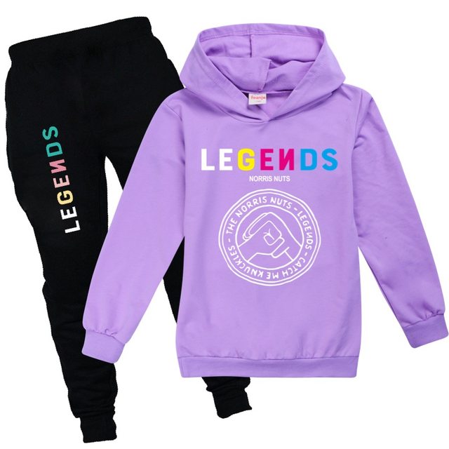 2 Piece Set New Legends Norris Nuts Hoodies Pants Suit For Teens Girl Boys Cartoon Anime Sweatshirt Suit Kids Autumn Clothes Cosplay Costumes AliExpress