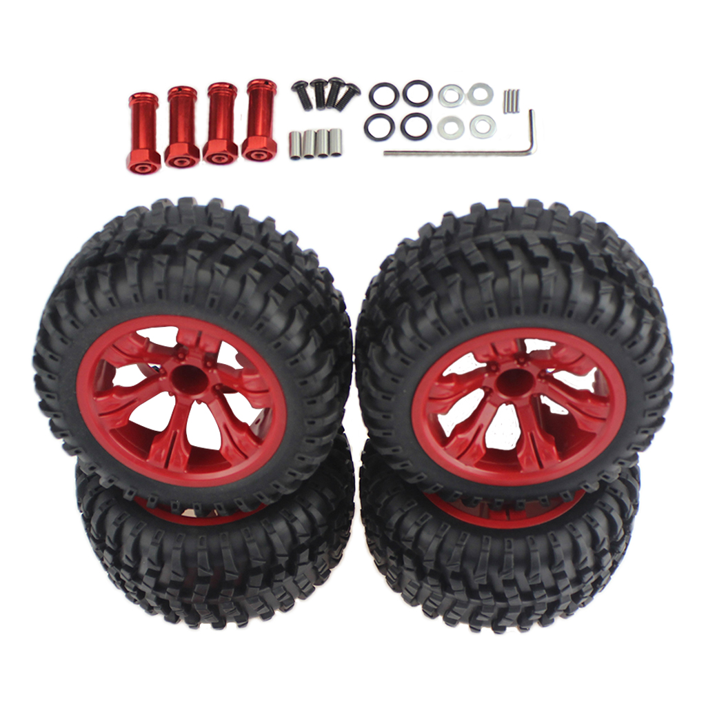 110mm Wheel Rim Tire & Hub Extented Combiner for WLtoys 144001 124019 124019