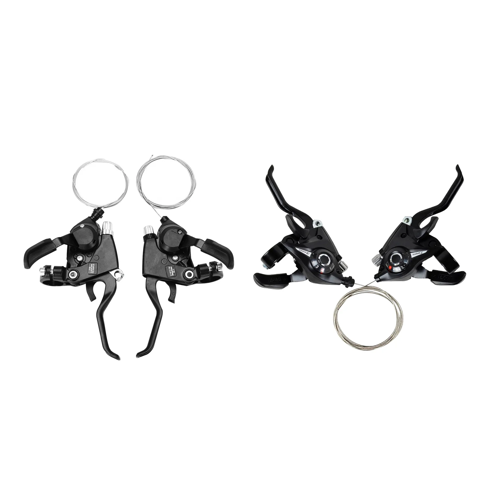 1Pair EF51Bicycle Derailleurs Lever & Brake Lever 3*7 21 Speed 3*8 24 Speed MTB Mountain Bike er ST-EF51