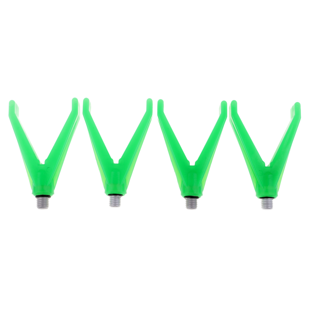 4pcs Fishing Rod Holder Butt Rest Head for Rod /Bank Sticks/Buzz Bars,