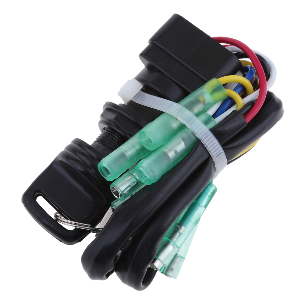 MagiDeal Plastic Durable Boat Ignition Key Switch for Yamaha 40HP 60HP Outboard Motor RV Yacht Dinghy Replacment Accesories