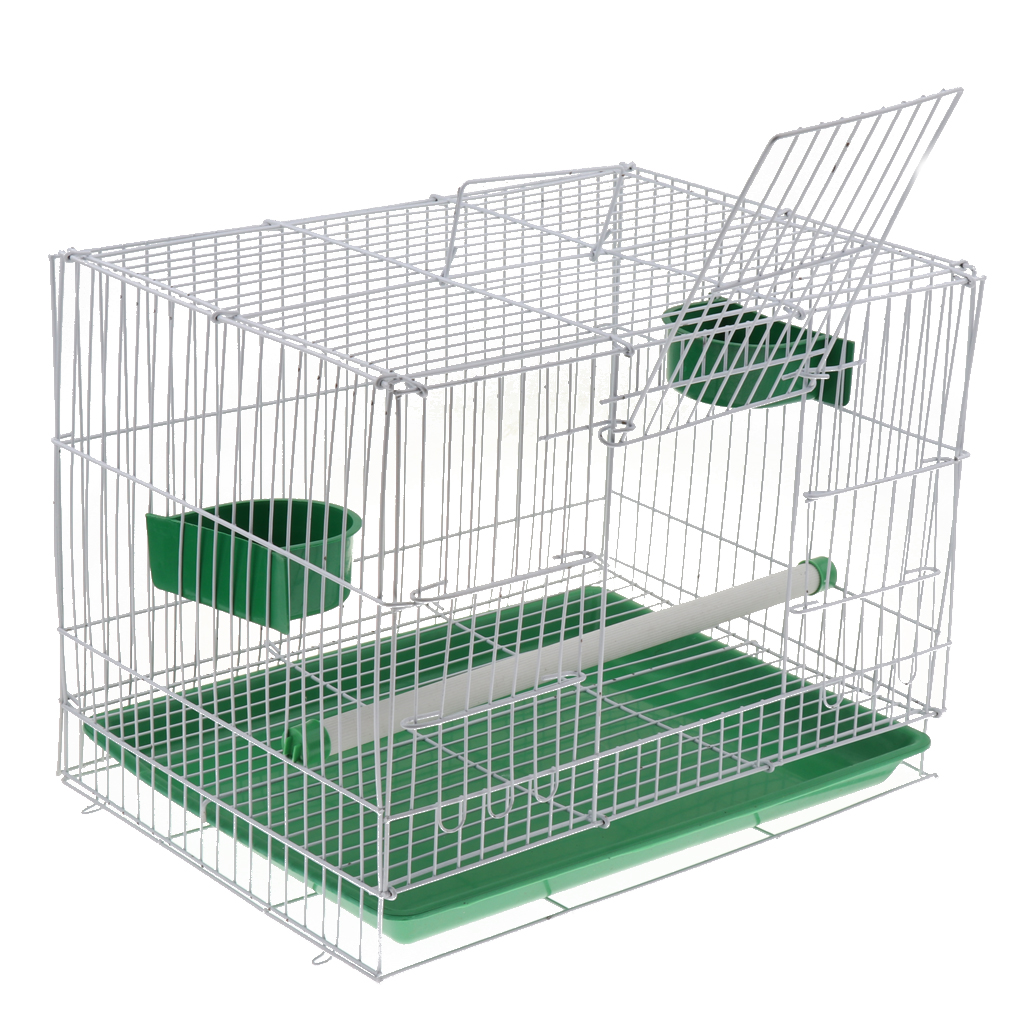 Title 3, Large Bird Cage with Stand&Tray&Bowls FOR Parro...