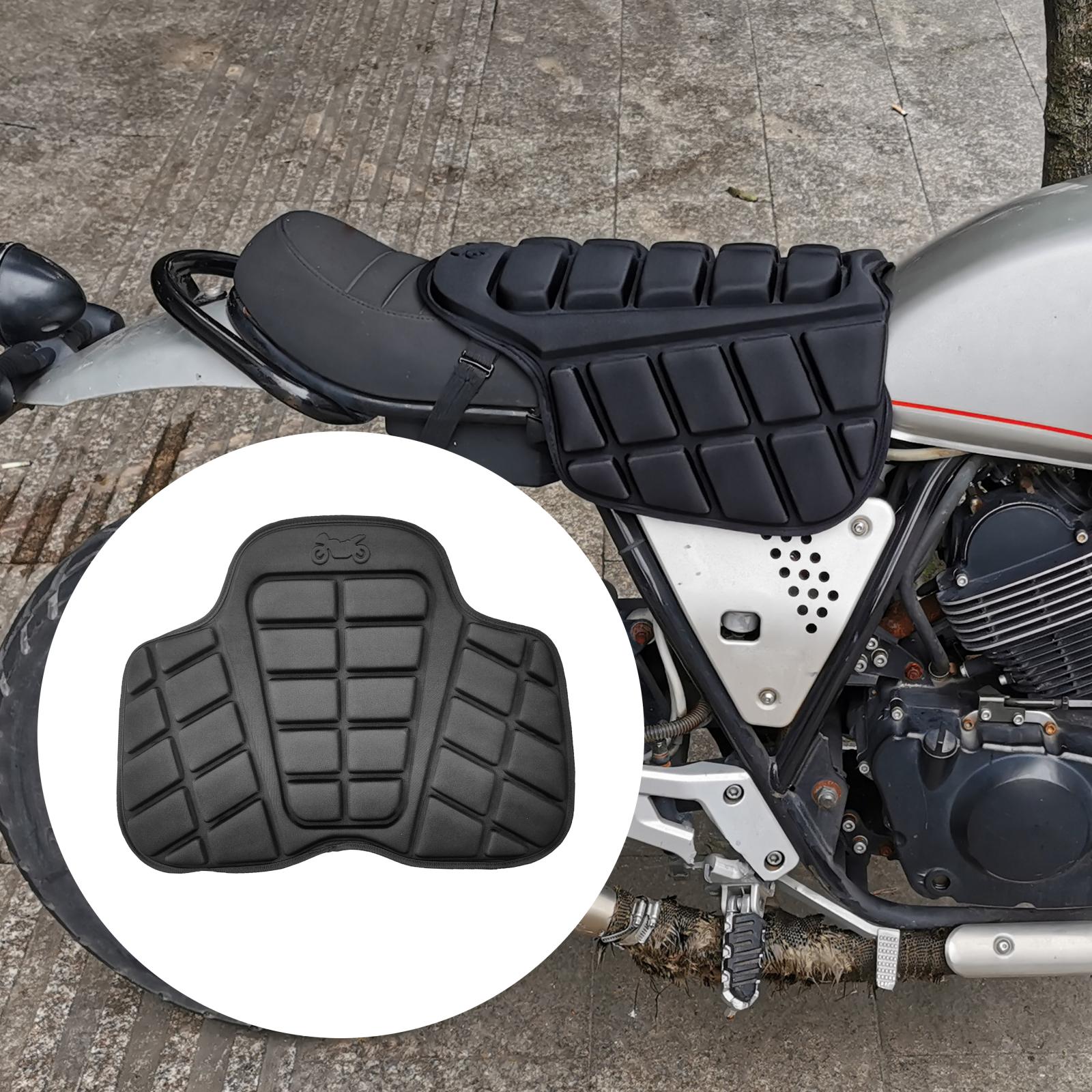 Air pad Motorcycle Adjustable Seat Cushion Ride Cooling Down Seat Pad Anti-skid Motorcycle Seat Cushion Saddle Sheepskin Cover