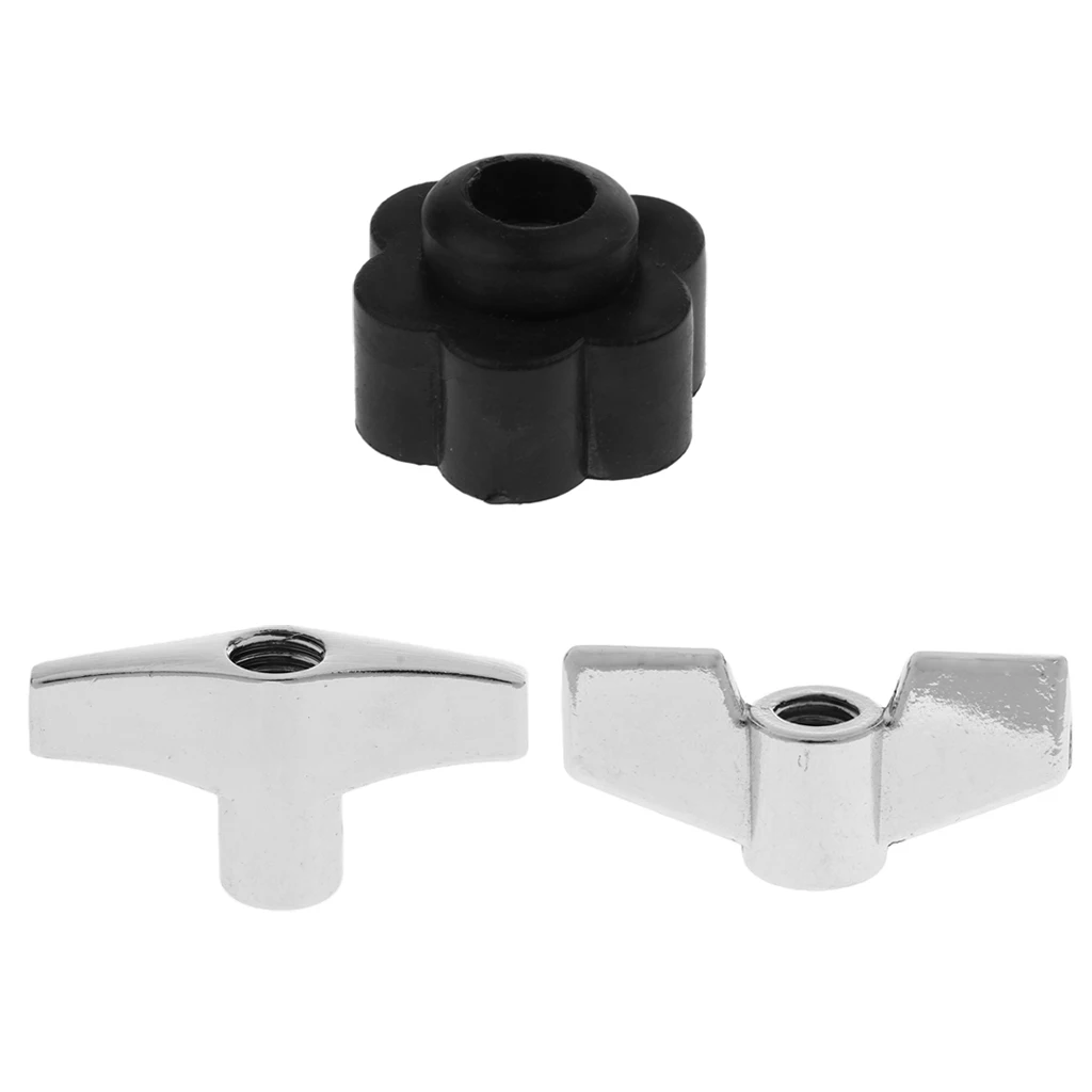 Tooyful Zinc Alloy Quick Release Cymbal Stand Wing Nut Drum Cymbal Accessory