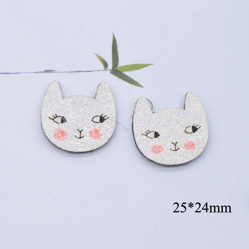 10 Stücke Cartoon Tier Fuchs Katze Leopard Hirsch Applikation für DIY Kleidung Hut Schuhe Dekor Patches Kopfbedeckung Haarspangen Bogen Zubehör – Detail 6