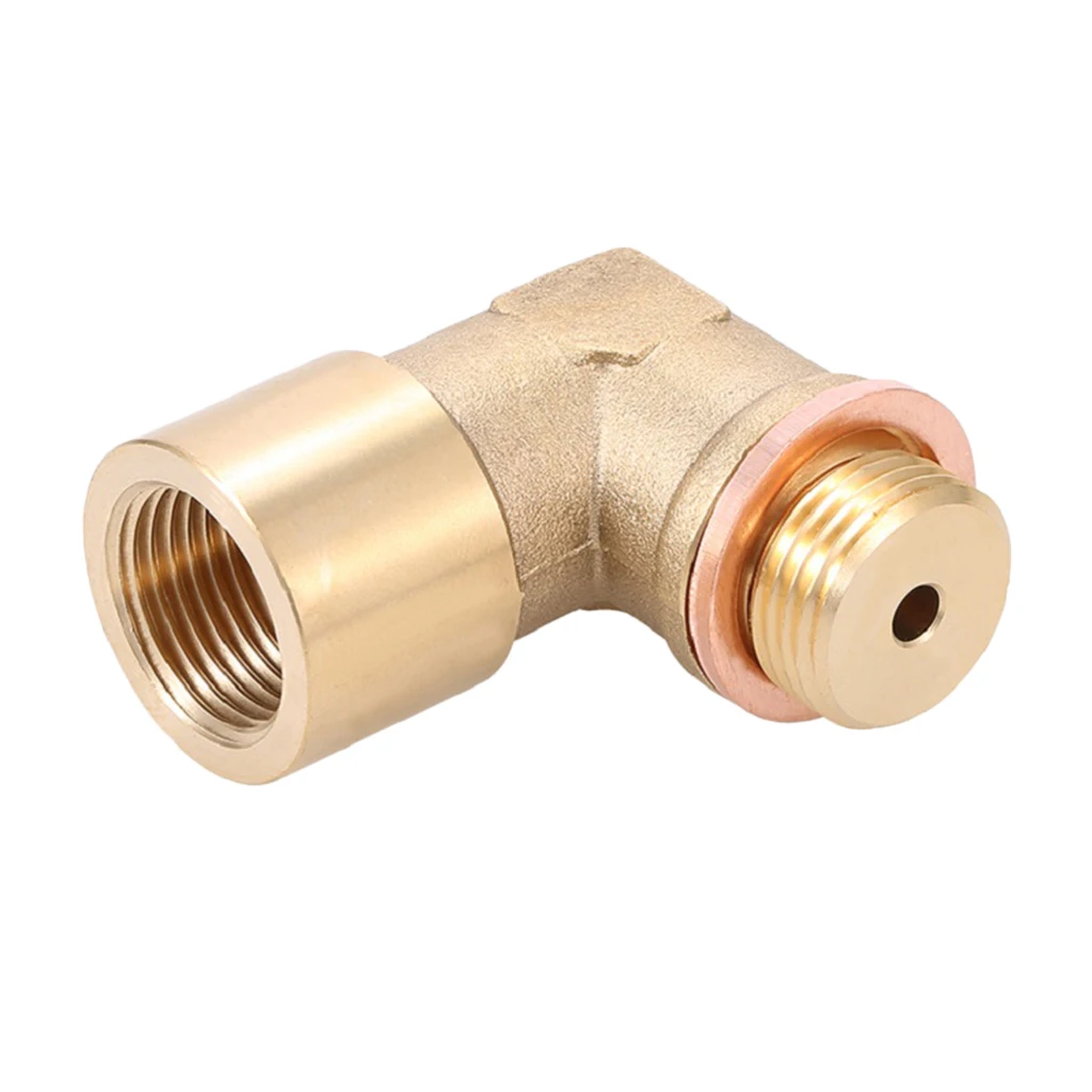 M18x1.5 O2 90 Degree Oxygen Sensor Extension Spacer Inclined