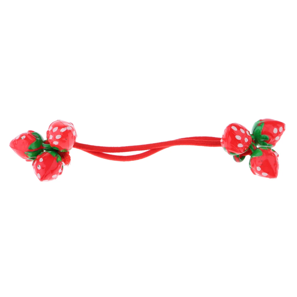 1 Pair of Cute Strawberry Hair Bands for Neo Blythe 12 Inch Dolls, Red