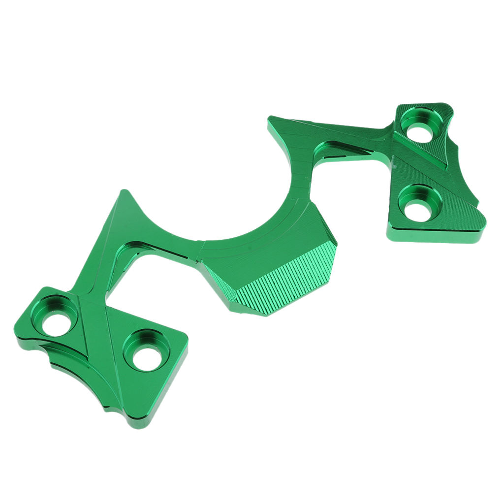 Front Upper Triple Tree Yoke Top Fork Clamp Green for Kawasaki Ninja 250 300