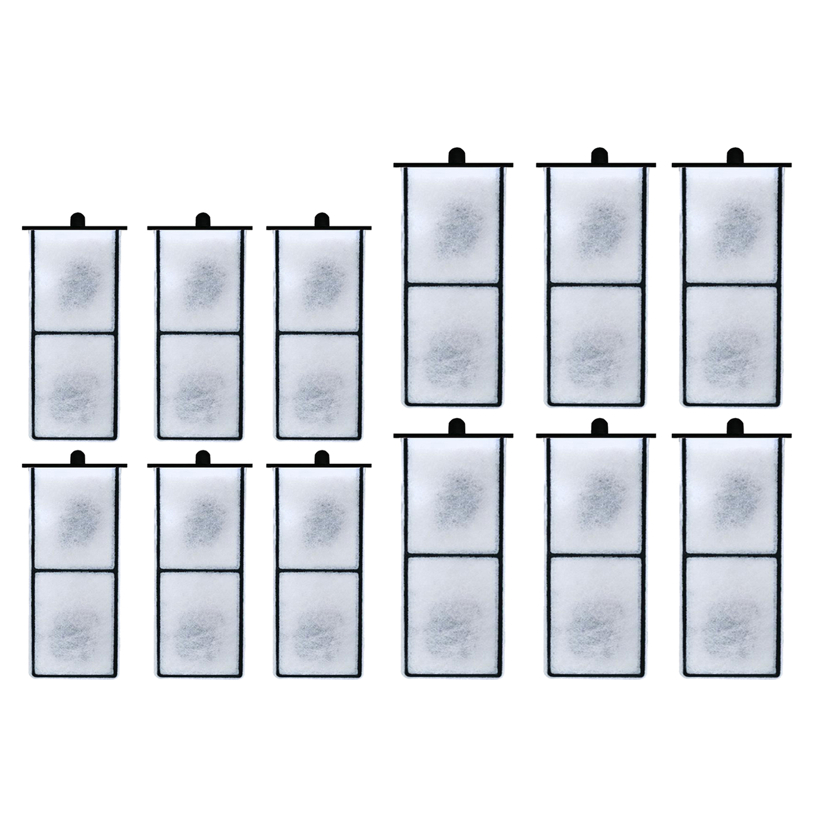 6Pieces White Aquarium Fish Tank Thick Biochemical Cotton Filter Pad Mat Media Sponge Fish Tank Fiber Bio Foam Filter