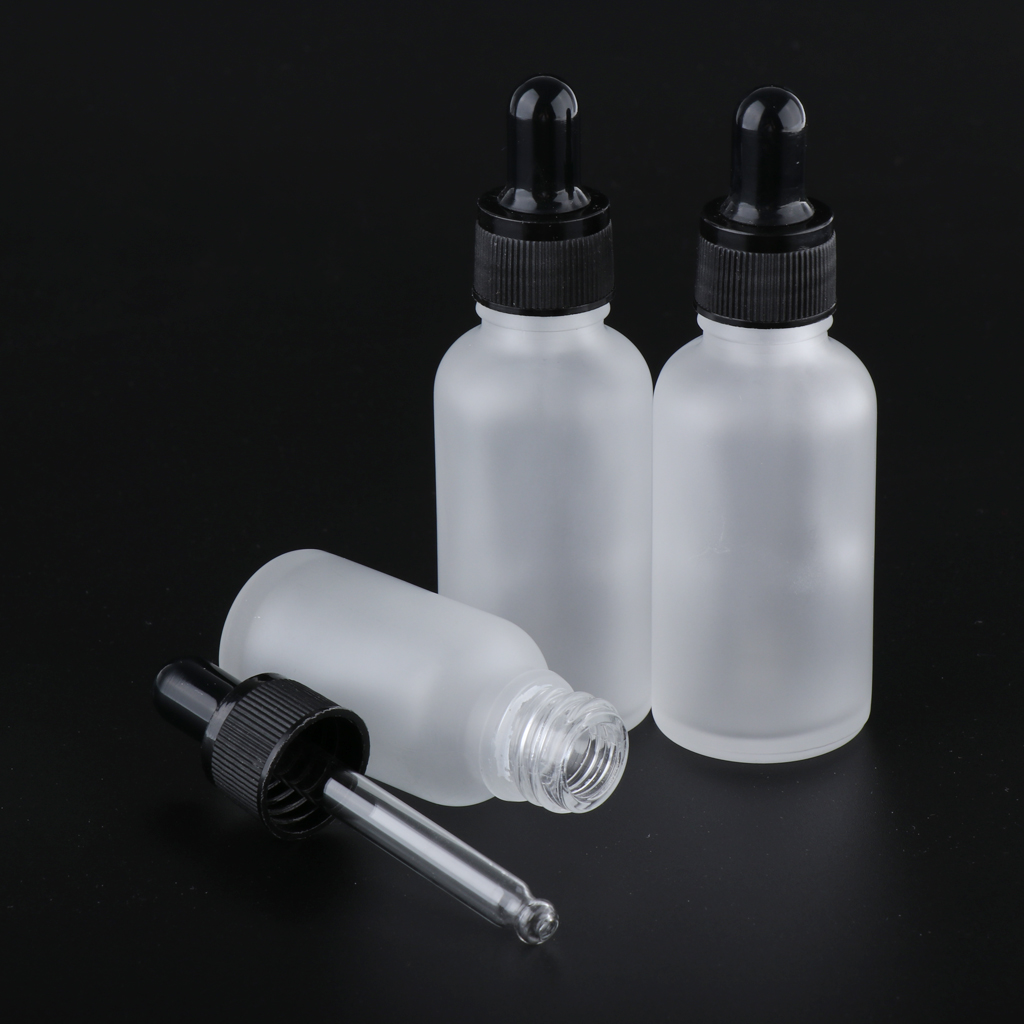 1oz Clear Glass Dropper Bottles Eye Dropping Pipette Essential Oils Vial 30x