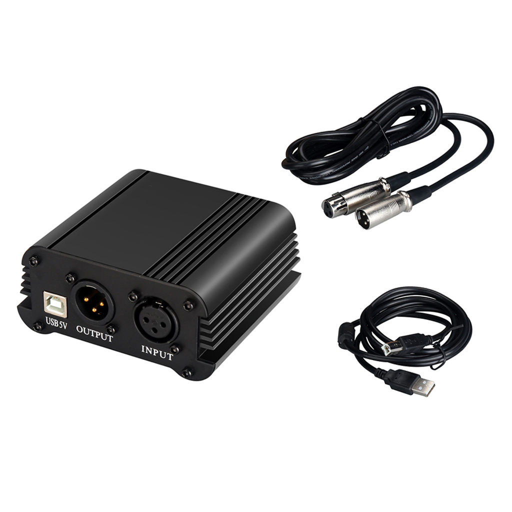 48V Phantom Power Supply Kit for Condenser Microphone Recording Equipments UK