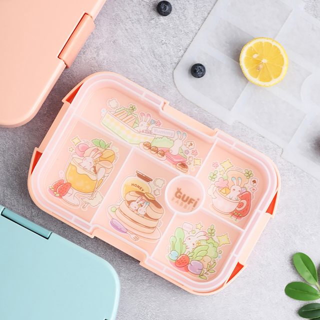 Toolzia Bento Lunch Box for Kids and Adults, Microwavable