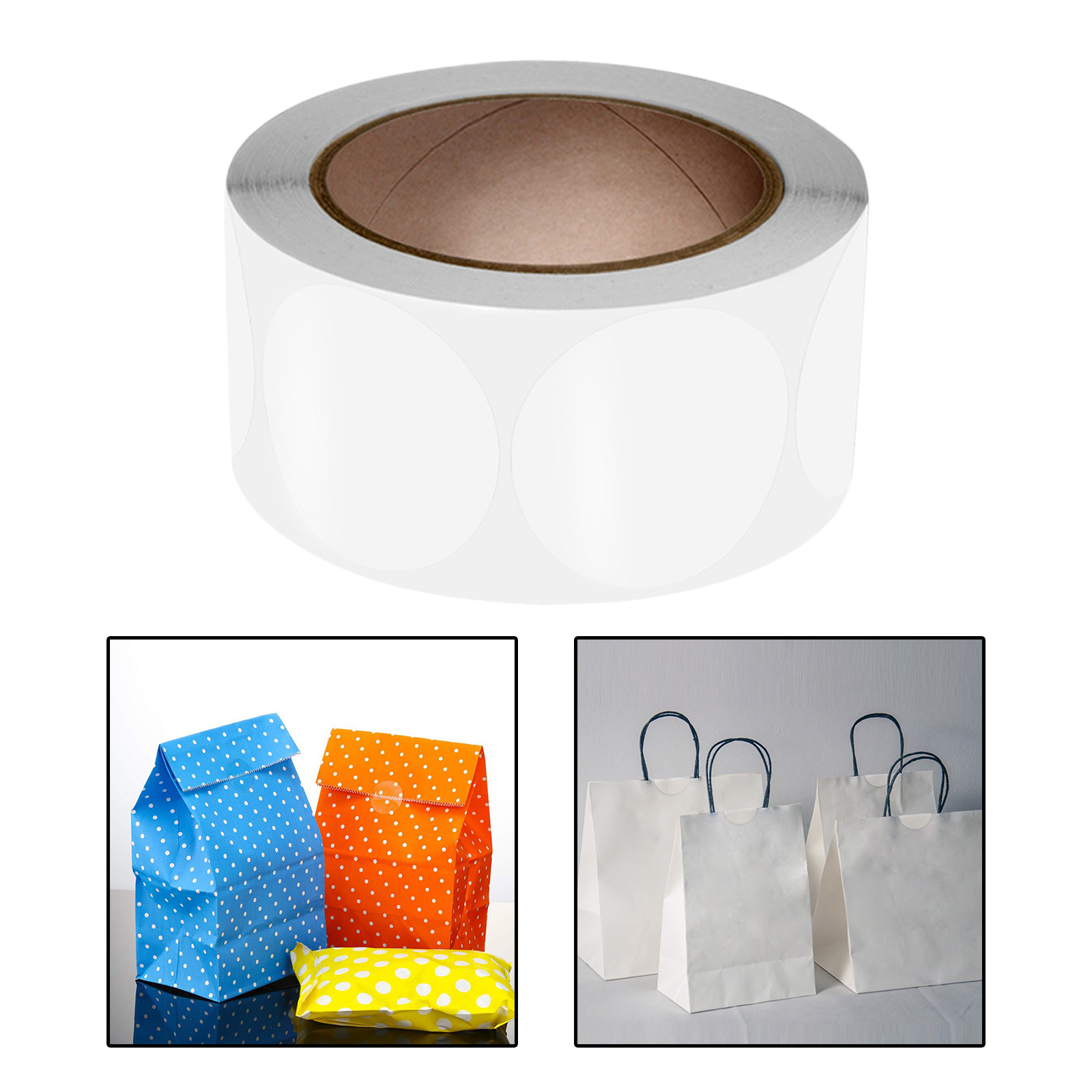 500Pcs Clear Retail Package Seals 1.5
