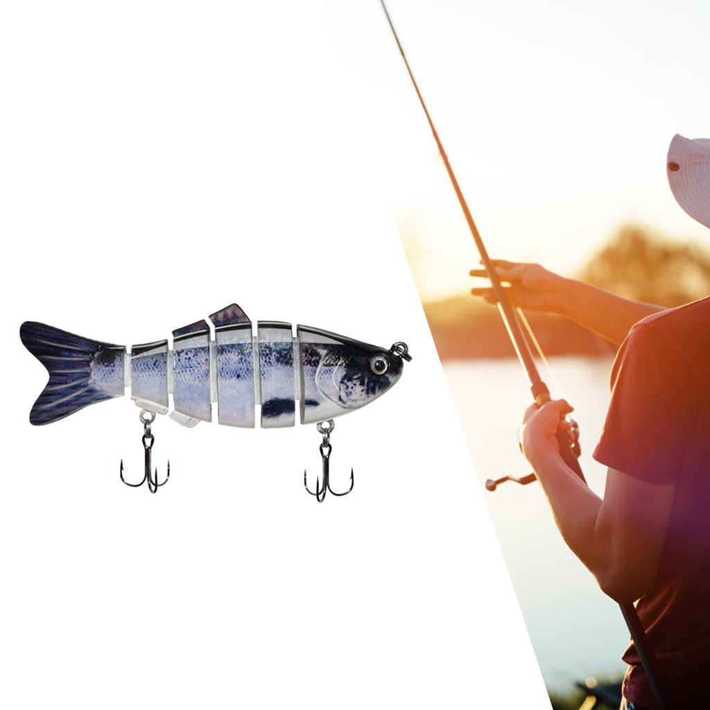 Lead ABS Plastic 3D Fisheye Lifelike Bass Fishing Lure fish tackle Artificial Hard Bait Swimbait with Sharp Hooks