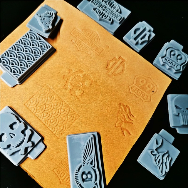 Custom Leather Stamp Brass Mold Logo Personalized Custom Knock-out Stamp  Leather Biscuit Clay Diy Embossing Mold - Stamps - AliExpress