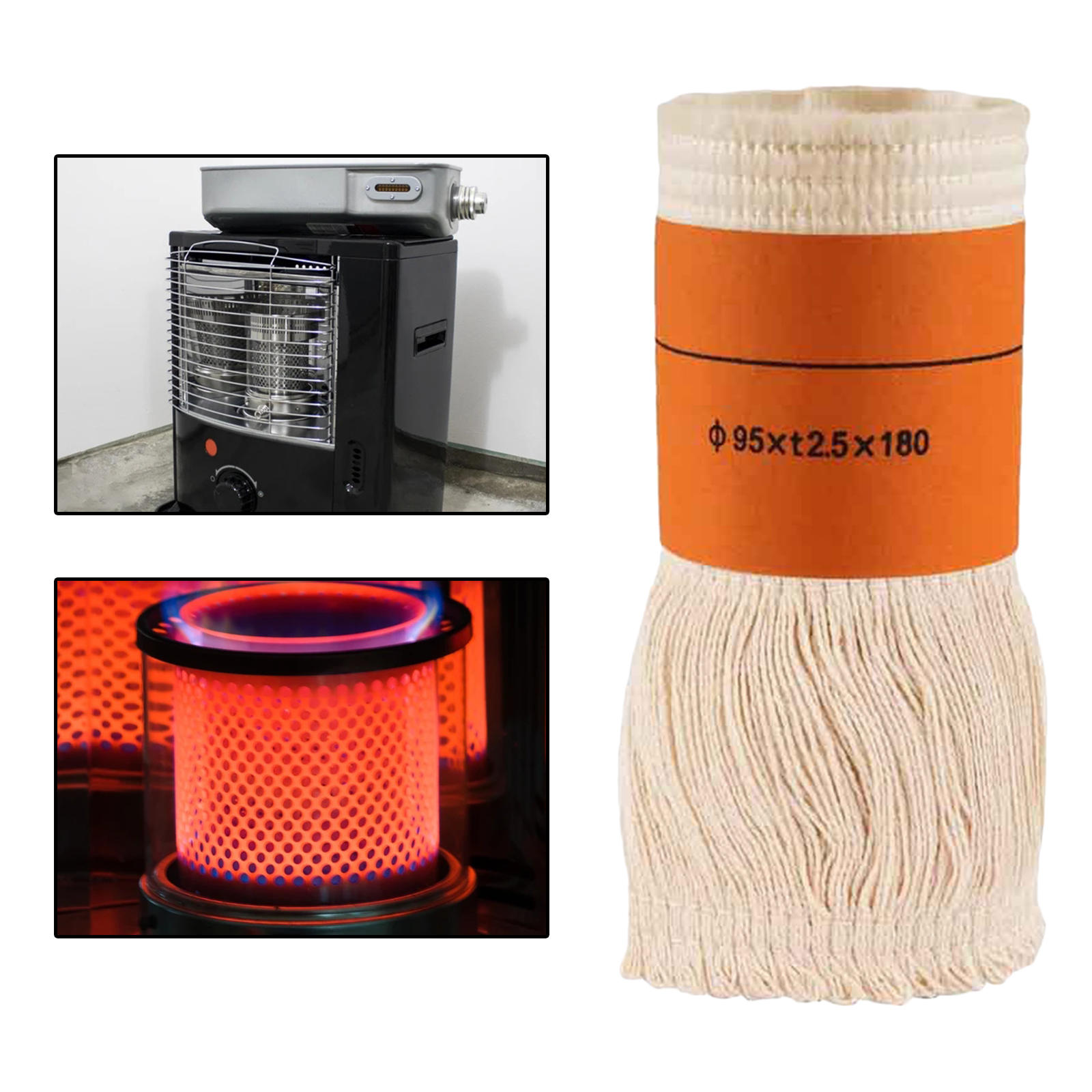 180mm Kerosene Heater Petroleum Heater Replacement Wicks For Winter Heating Heater Stove Accessories