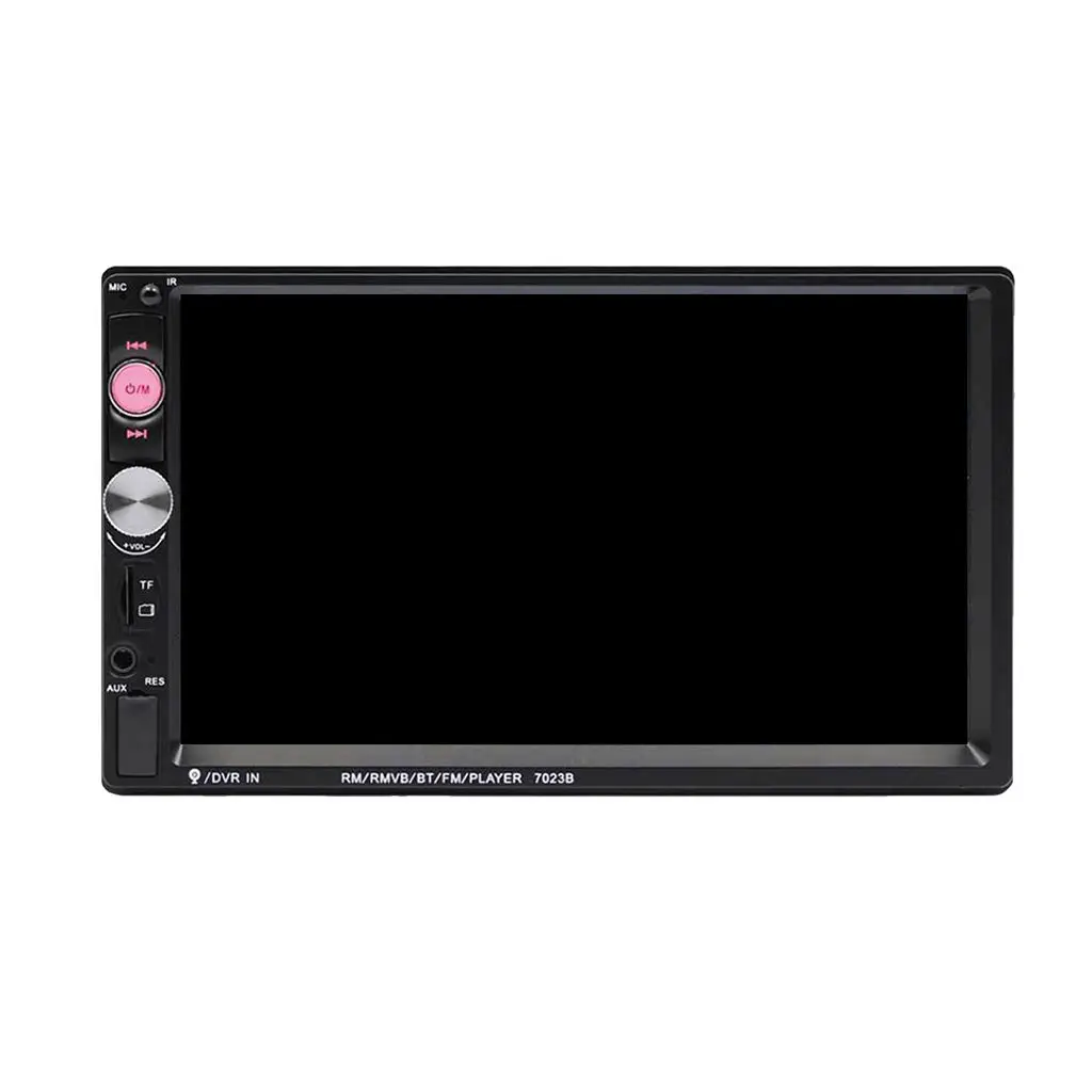 Car Audio Double Din, Touchscreen, Bluetooth, DVD/CD/MP3/USB/SD AM/FM Car Stereo, 7 Inch Digital LCD Monitor, Wireless Remote