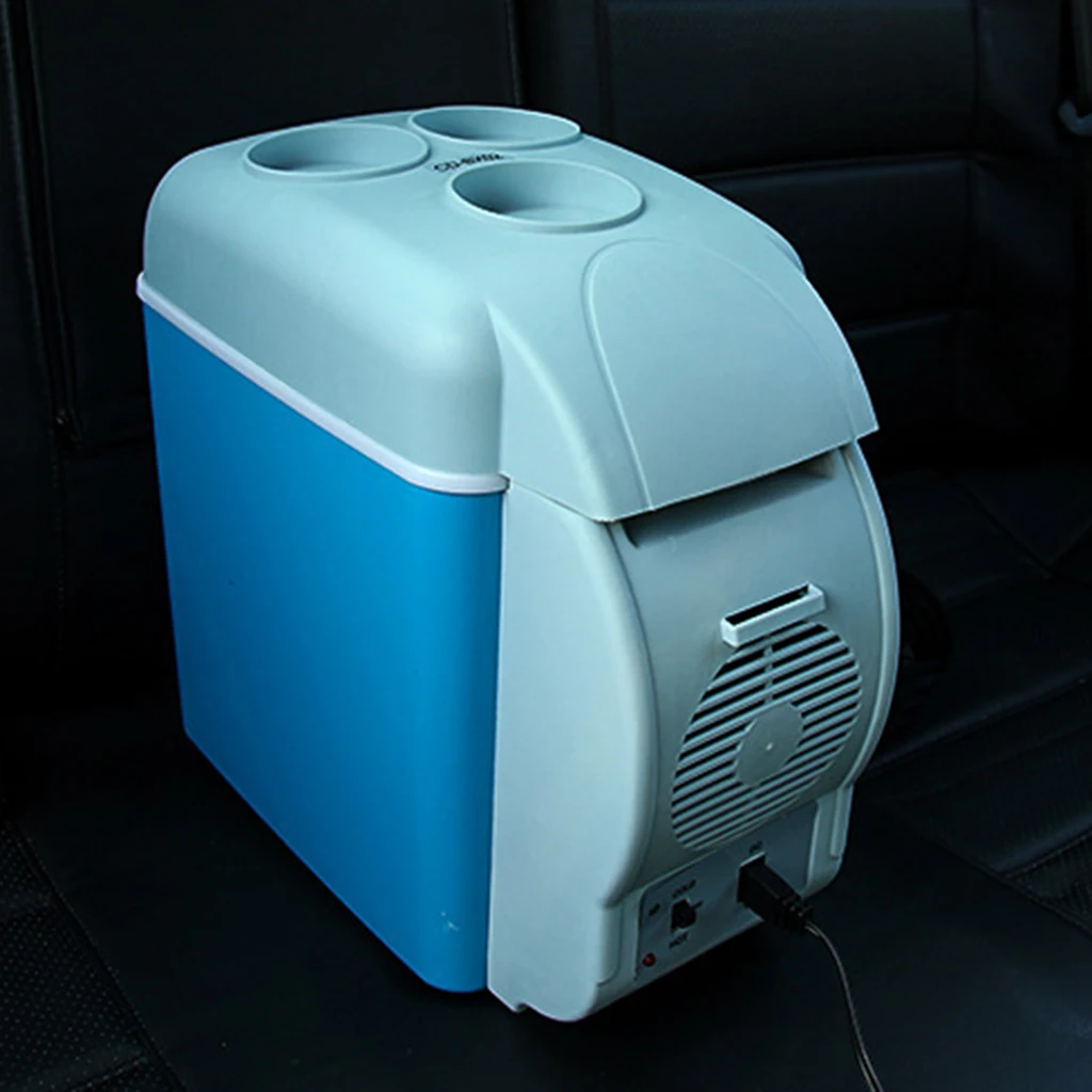 Portable DC12V Car Refrigerator Freezer Cooler 7.5 L Auto Fridge Compressor Quick Refrigeration Home Picnic Icebox