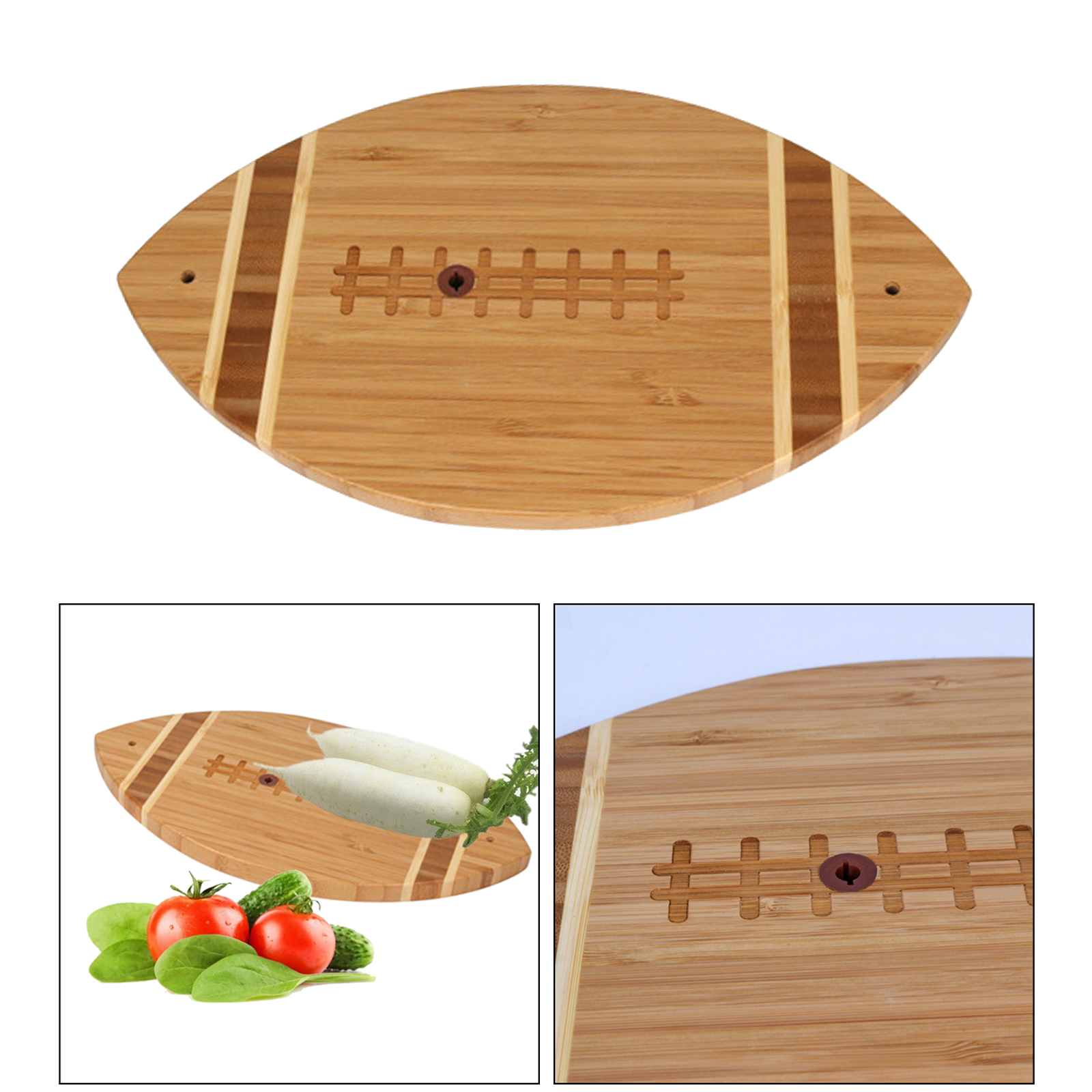 Football Shaped Serving Board Cutting Board Cheese Board  Platter Serving Tray Throwing Game Party Gifts Accessoreis