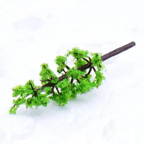 100 Packs DIY 1:160-1:220 Miniature Fir Tree Models Set for Park Landscape