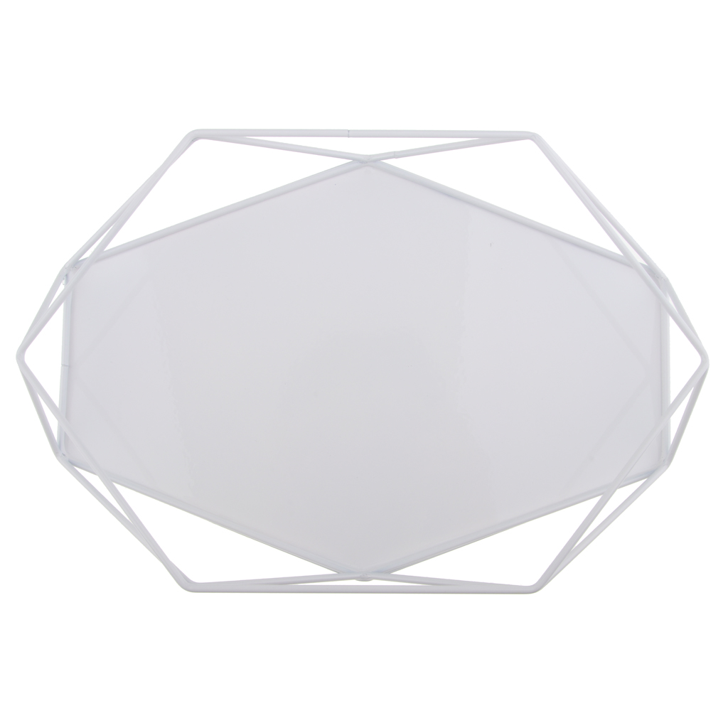 Jewelry Tray, Geometric Jewelry Storage, Great for Displaying Jewelry, Makeup, Vanity, Linen Base Protects Your Accessories