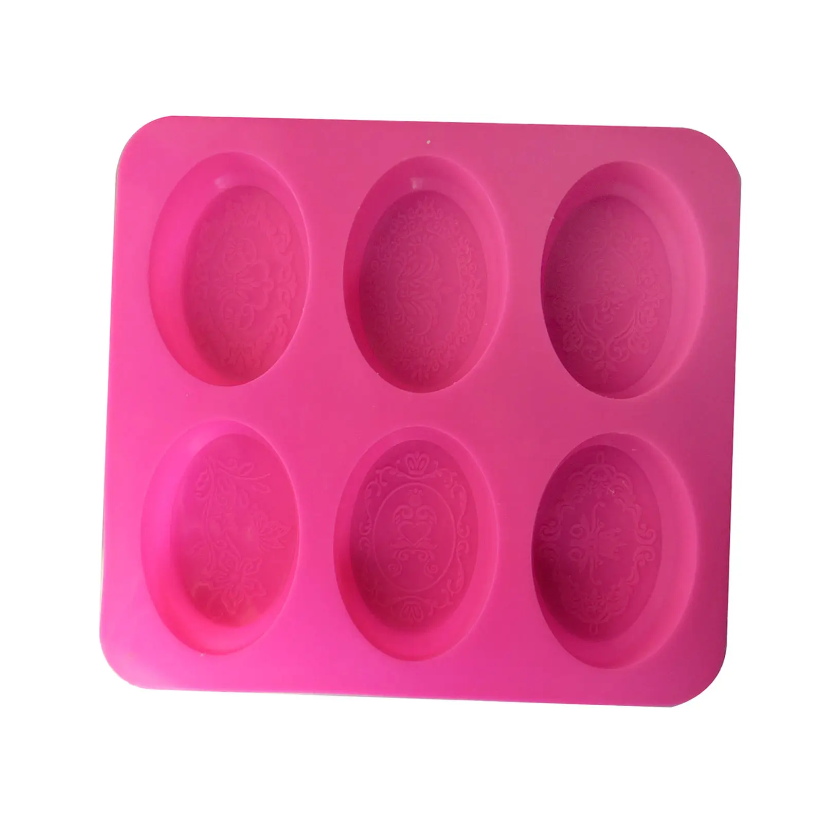 7-Cavity Lace Silicone DIY Epoxy Resin Casting Soap Molds Handmade for Candy Soap Candle Chocolate Making Supplies