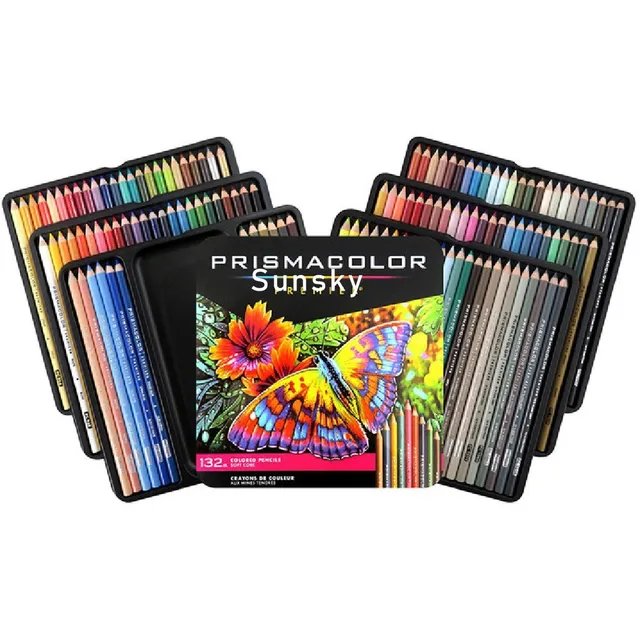 72 150 Prismacolor Colored Pencils, Shuttle Art Soft Core Color Pencil Set  Adult Coloring Book Artist Drawing Sketching Crafting