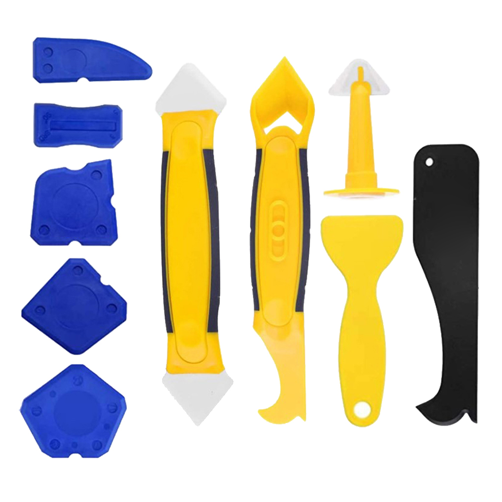 10pcs Silicone Caulking Spreader Sealant Finishing Smoothing Kit Tool Set