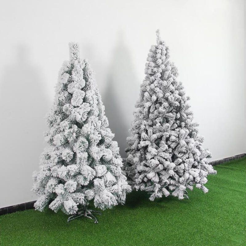 Artificial White Snow Christmas Tree Ornament Adornment Desktop Party Decoration · v3