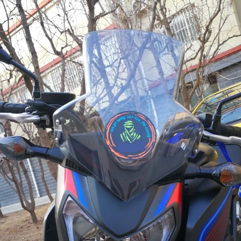 Motorcycle Double Bubble Front WindScreen Windshield Deflector Viser Visor For HONDA CB650F 2014 2015 2016 2017 2018 2019 2020 license plate bracket
