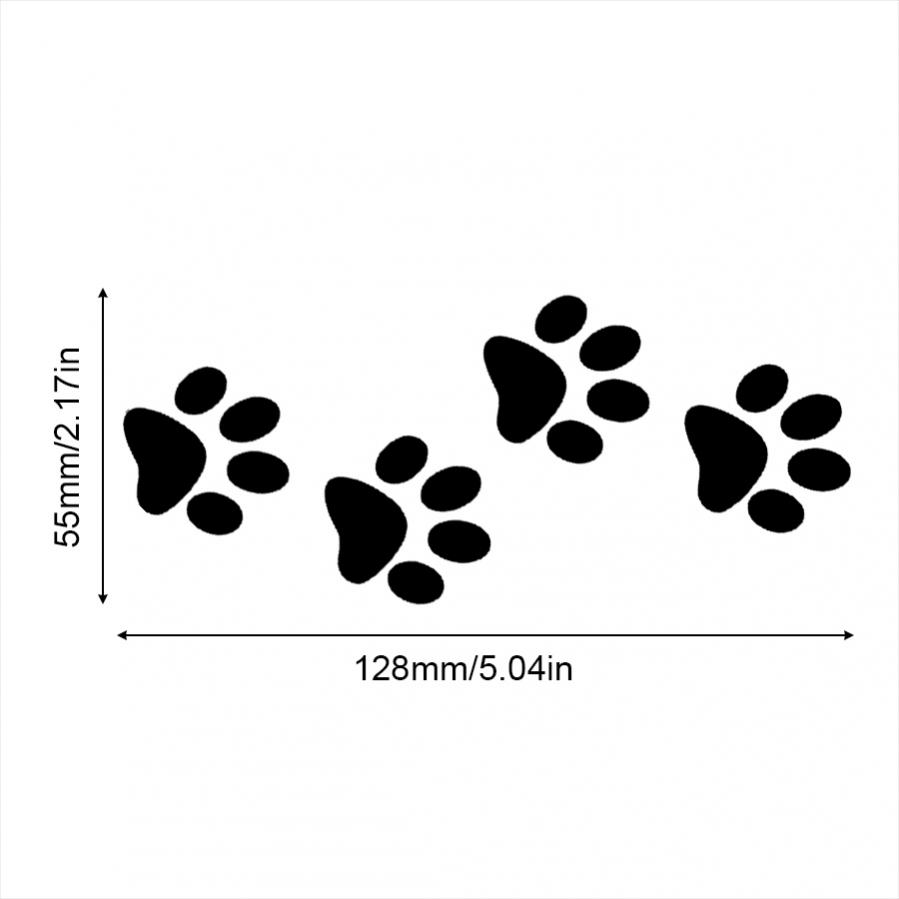 Классный Дизайн Наклейка на автомобиль в виде лапы животного собаки, кота,  медведя, отпечатки ног наклейки в виде отпечатка ноги на открытом воздухе  Светоотражающие Кузов Машины окно скретч наклейки | AliExpress