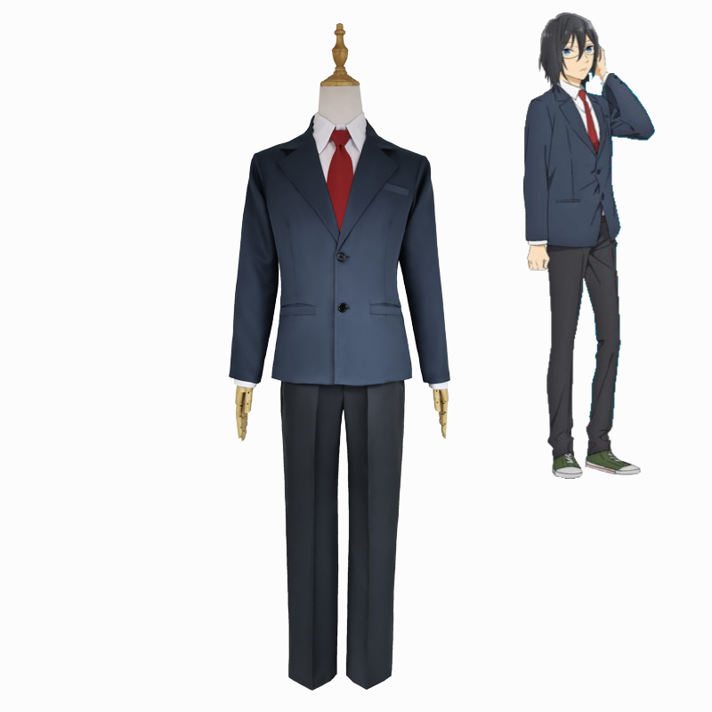 Anime Hori san zu Miyamura kun Horimiya Miyamura Izumi Hori Kyoko Cosplay Kostüm High School Uniform Party Outfits Nach Maß – Detail 3