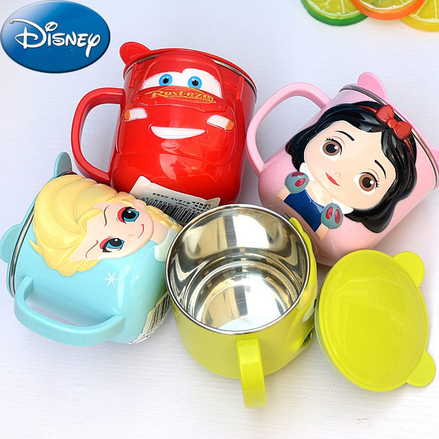 Disney Cups Frozen Elsa Anna Princess Cartoon Milk Cup Mugs 3D Mickey –  acacuss