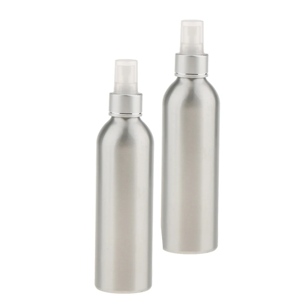2pcs 250ml Refillable Atomizer Empty Spray Bottle For Perfume Essential Oil