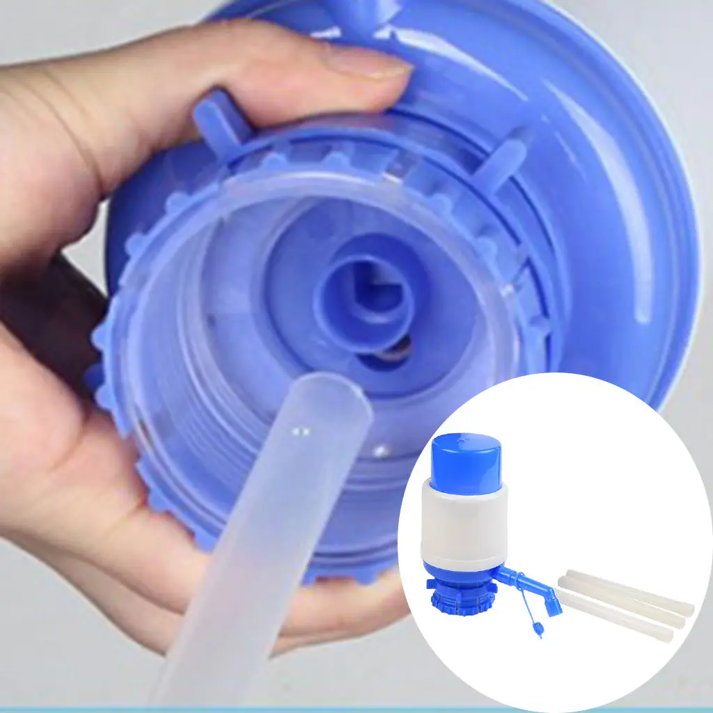 Universal Automatic Water Bottle Pump Hand Manual Drinking Water Fountain Press Pump Water Dispenser Short Tube and