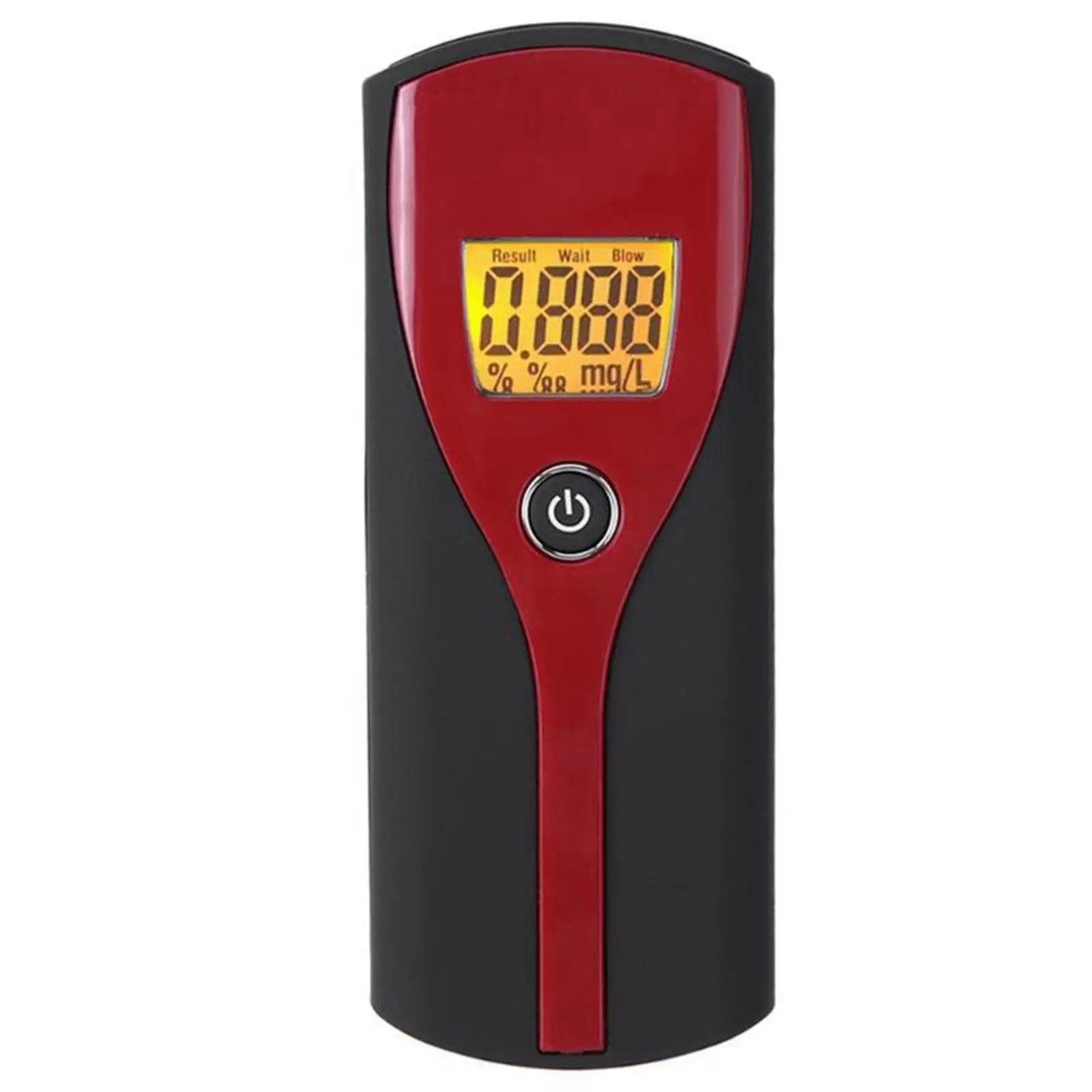 Sensor Breath Alcohol Tester Detector Breathalyzer Analyzer Orange Backlight Display High-Accuracy Fast for Clean bac Testing