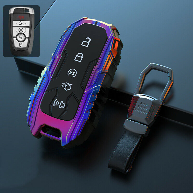 Copertura chiave dell'automobile di alta qualità per Ford Fusion Mondeo Mustang Explorer Edge EcoSport per Lincoln Mondeo MKC MKZ MKX custodia chiave per auto - H3b5a85dba13e45079991c68065bfbf52z