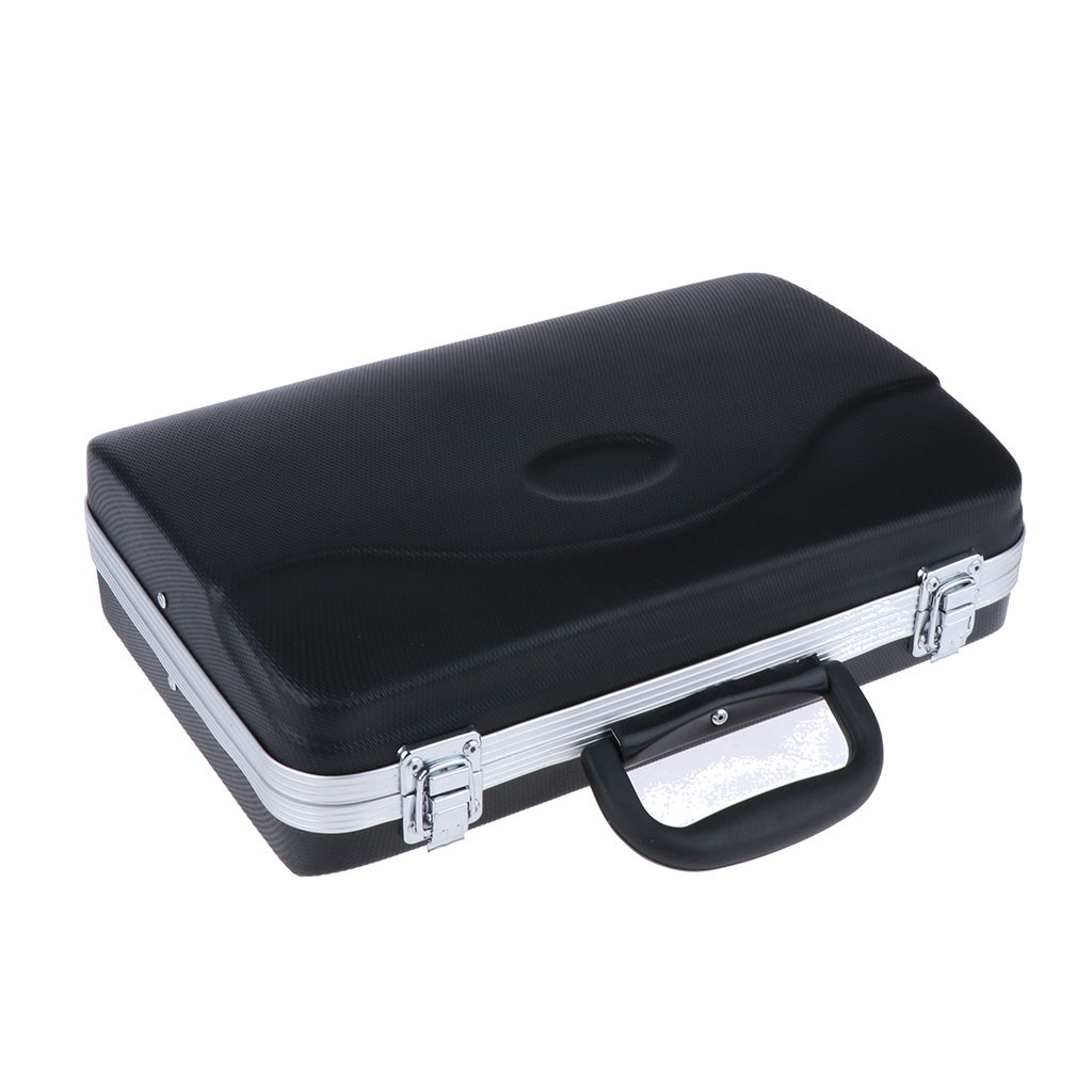 Portable Plastic Clarinet Gig Bag Case Hard Protector with Lining