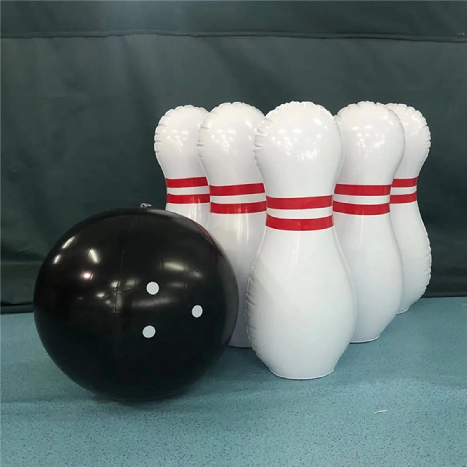 Pvp Inflatable Bowling Game Toy Set Yard Games Sports Enlightenment Gift Parent Child Interactive Toys Indoor Family Toys