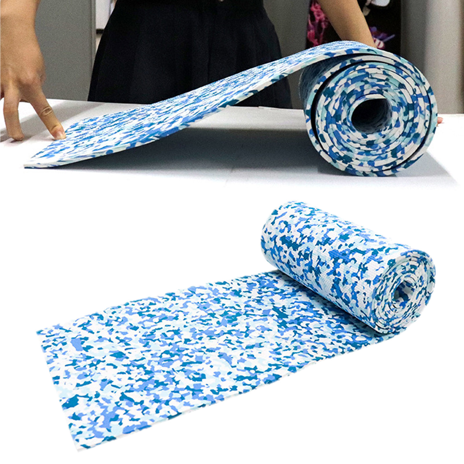 EVA High Density Decking Yacht Marine Flooring Carpet Anti Slip Mat Black Camouflage Boat Accessories Blue